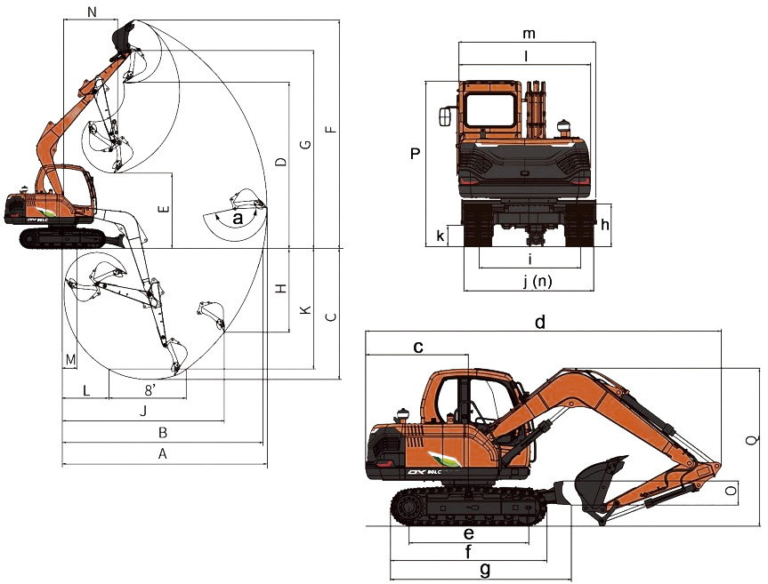Small Excavator-DX80LC-C-Basic parameters.jpg