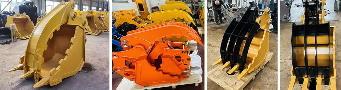 Related photos of TianGe Excavator Thumb Bucket / Clamp Buckets