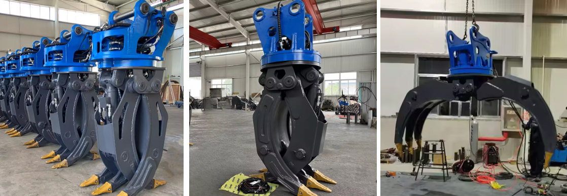 Related photos of Double Cylinders Hydraulic Grapple