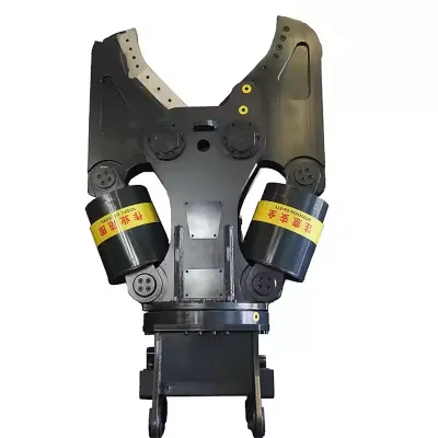 Excavator Rotating Double-Cylinder Scrap Shear for Sale | TGEC