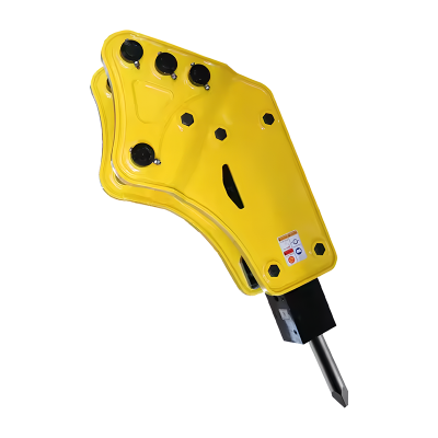 Backhoe breaker – Front view