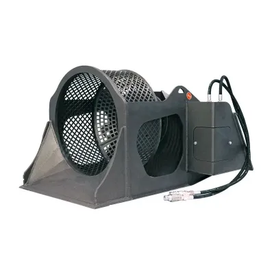 Skid Steer Rotating Screening Bucket for Sale | TGEC