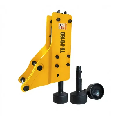 Hydrauliczny wbijak do słupków do koparki