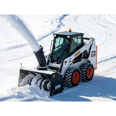 Skid Steer Snow Blower vs Plow: Which Is Better for Snow Rem